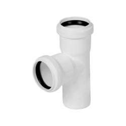 Тройник канализационный SINIKON Comfort 50 мм 87°