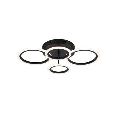 Люстра ЛАЙТ СФЕРА 3090/2+2 BK Черный