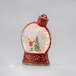 Светильник LED NEON-NIGHT Елочный шар декоративный с эффектом снегопада и подсветкой 501-160