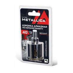 Коронка алмазная METALLICA Ultra 40х70 мм по керамограниту плитке