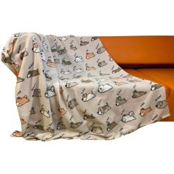 Плед BELEZZA Sleep Dog Собаки Бежевый 130*170 см