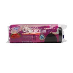 Пакеты д/мусора с завязками с запахом клубники 40л 15 шт /PAREX/