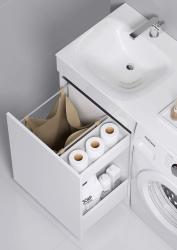 Тумба с раковиной AQWELLA Forma 115 левая с корзиной