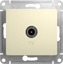 Механизм розетки телевизионной SYSTEME ELECTRIC Glossa коннектор бежевый GSL000293