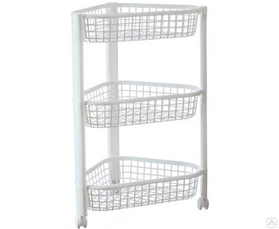 Полка угловая М-ПЛАСТИКА Евро 3 секции М2756