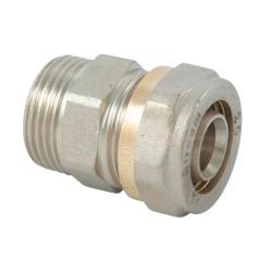 Муфта ALTSTREAM комбинированная обжим 20 мм 1/2" НР