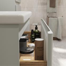 Тумба с раковиной RUVANN Stello Grey 70 