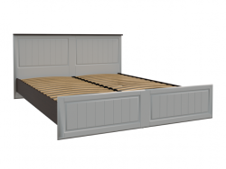 Кровать РОСТОК Венеция-1 Венге/Белое дерево 1455*2062*922 мм