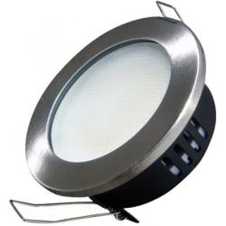 Светильник встраиваемый ECOLA сатин/хром FS5365ECB