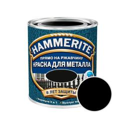 Грунт-эмаль TOPGRADE (HAMMERITE) Черный 0,75 л