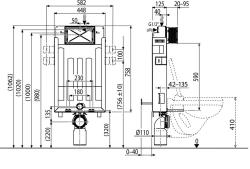 Инсталляция для унитаза RAVAK W ll 