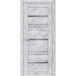 Дверное полотно LIST LX-11 санторини белый остекленное 2000*900 мм