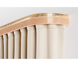 Карниз LEGRAND Флора Песок с поворотом 2,8 м