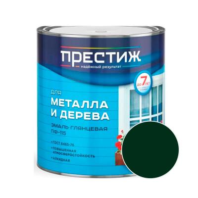 Эмаль ПРЕСТИЖ ПФ-115 Зеленый 1,9 кг