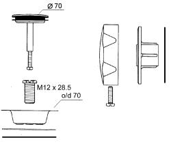 Ремкомплект сифона для ванны MCALPINE PUBSET-CBL