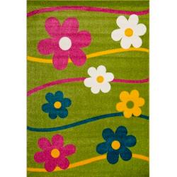 Ковер CRYSTAL 1021 GREEN прямоугольник размер 1,0*2,0 м 