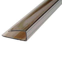 Профиль торцевой бронза П 08 мм, L=2,1м