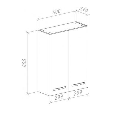 Шкаф BELLEZZA Анкона 60*80 см