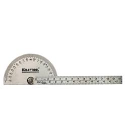 Транспортир KRAFTOOL с линейкой 200 мм 34290