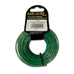 Леска для триммера витой квадрат с сердечником 2,4 мм 25 м