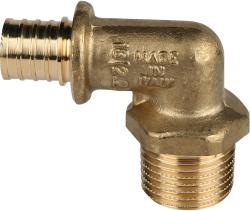 Уголок STOUT комбинированный 16 мм 1/2" НР SFA-0005-001612