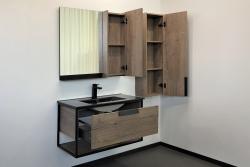 Тумба с раковиной COMFORTY Бонн 90 дуб темный 