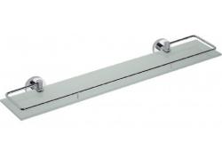 Полка для ванной BEMETA Omega стеклянная 600 мм с ограничителем 