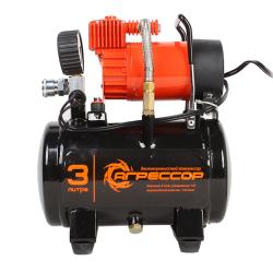 Компрессор автомобильный АГРЕССОР 35 л/мин AGR3LT