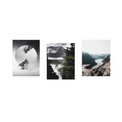 Набор из 3-х картин 40*50 см,печат. на дер.подрамнике, Затерянная земля /НК-019/Симфония/