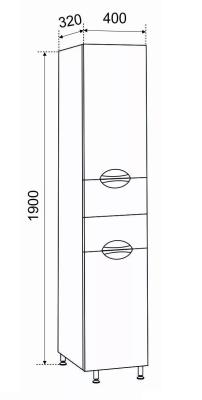 Пенал EMMY Милли L 40*190 см