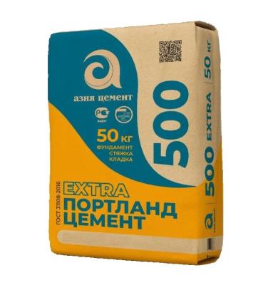 Цемент АЗИЯ ЦЕМЕНТ М500 II/А-П 42,5Н 50 кг
