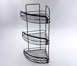 Полка для ванной JOY HOME угловая тройная