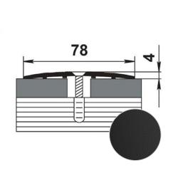 Профиль одноуровневый ЛУКА ПС 18 Черный 015 1,8 м