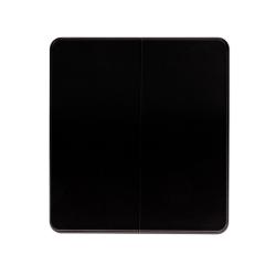 Выключатель KRANZ Round 2 клавиши оникс KR-78-0706-3