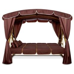 Качели садовые АРНОВЕРК Элегант люкс+ Коричневый 265*143*195 см