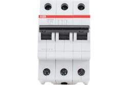 Автоматический выключатель ABB SH203 3P 25 A C 6 кА 2CDS213001R0254