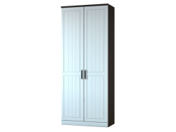 Шкаф РОСТОК Венеция-1 Секция 3 Венге/Белое дерево 900*2185*440 мм