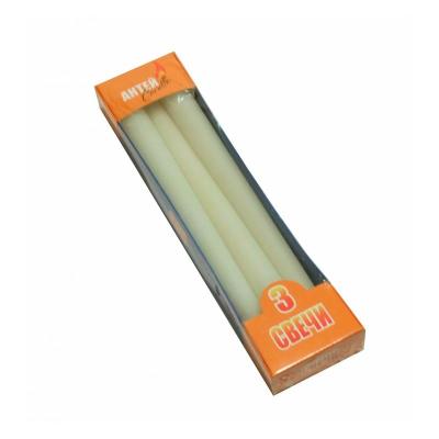 Свеча античная 3шт бел. /Антей-Кэндл/