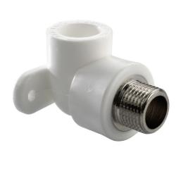 Уголок ПП FORMUL полипропилен комбинированный с креплением 20 мм 1/2" НР