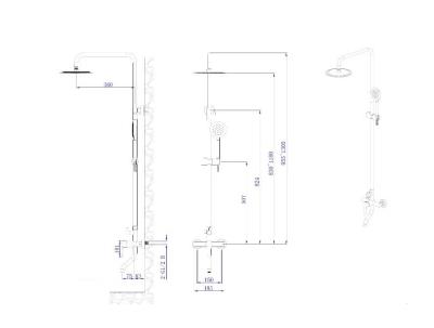 Душевая система RUSH A916-05-40 