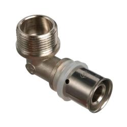 Уголок ALTSTREAM комбинированный пресс 20 мм 1/2" НР