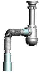 Сифон бутылочный AQUANT S1015