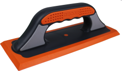 Терка DECOR с накладкой мягкая резина 100*260 мм 570-001