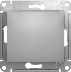 Механизм выключателя SYSTEME ELECTRIC Glossa 1 клавиша алюминий GSL000311