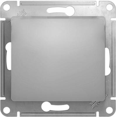 Механизм выключателя SYSTEME ELECTRIC Glossa 1 клавиша алюминий GSL000311
