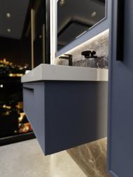 Тумба с раковиной LA FENICE Elba 90 R синий 