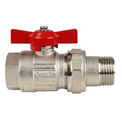 Кран шаровой ITAP Ideal с американкой прямой 1 1/2" ВР-НР