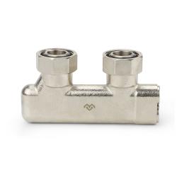 Узел нижнего подключения VARMEGA угловой перекрестный 3/4*3/4" EK НР-ВР