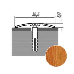 Профиль одноуровневый НОВОСЕЛ П 49.6 Бук натуральный 1,35 м