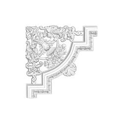 Угловой элемент DECOMASTER 400*400*25 мм DP-8053A